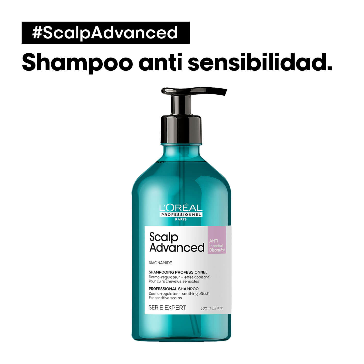 SCALP SHAMPOO ANTI-SENSIBILIDAD (SHAMPOO PARA CUERO CABELLUDO SENSIBLE)